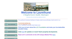 Desktop Screenshot of laurelhurstcc.com